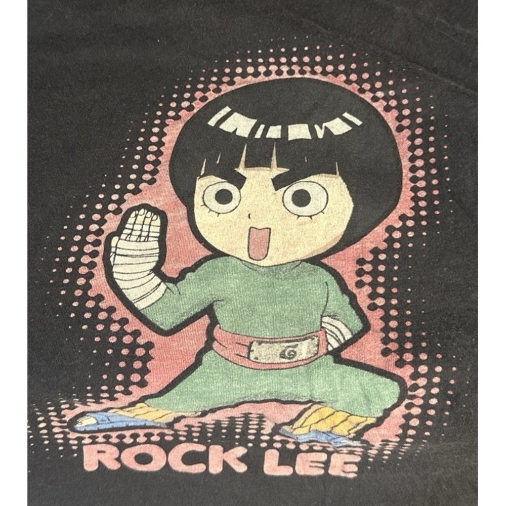 Vintage Y2K Naruto Rock Lee Graphic, Anime Shirt Size XLG Fitted! VTG - Picture 6 of 9